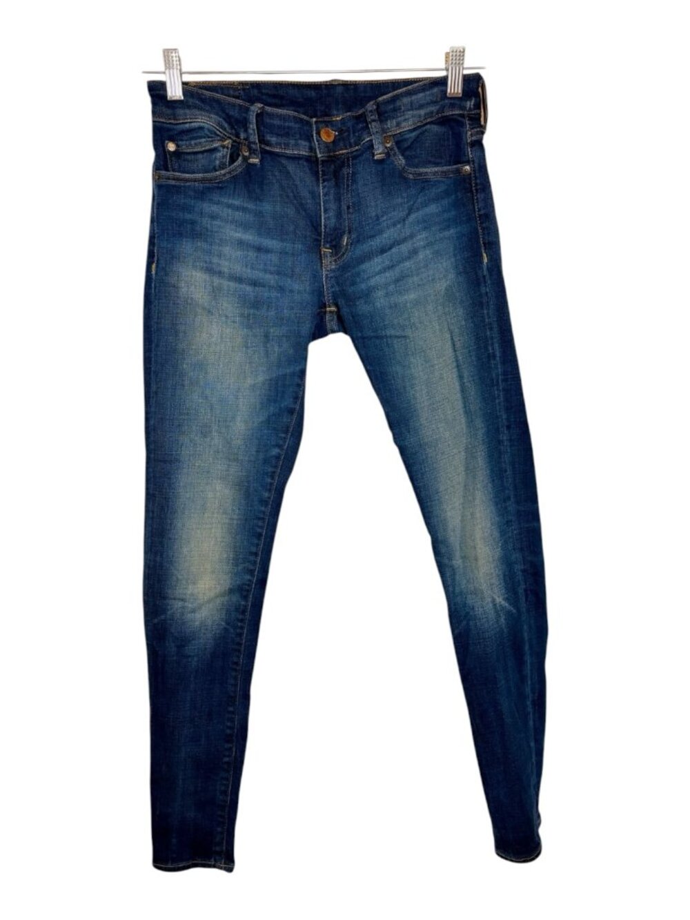 Denim & Supply Ralph Lauren Medium Wash Skinny Jeans Vintage Faded Low Rise Size